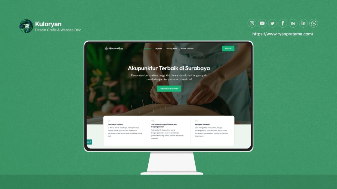 Website Akunpuntur Surabaya